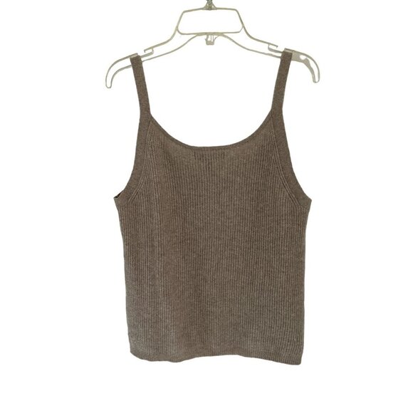 Banana Republic Knitted Cashmere Top Beige Size Small - Picture 4 of 5